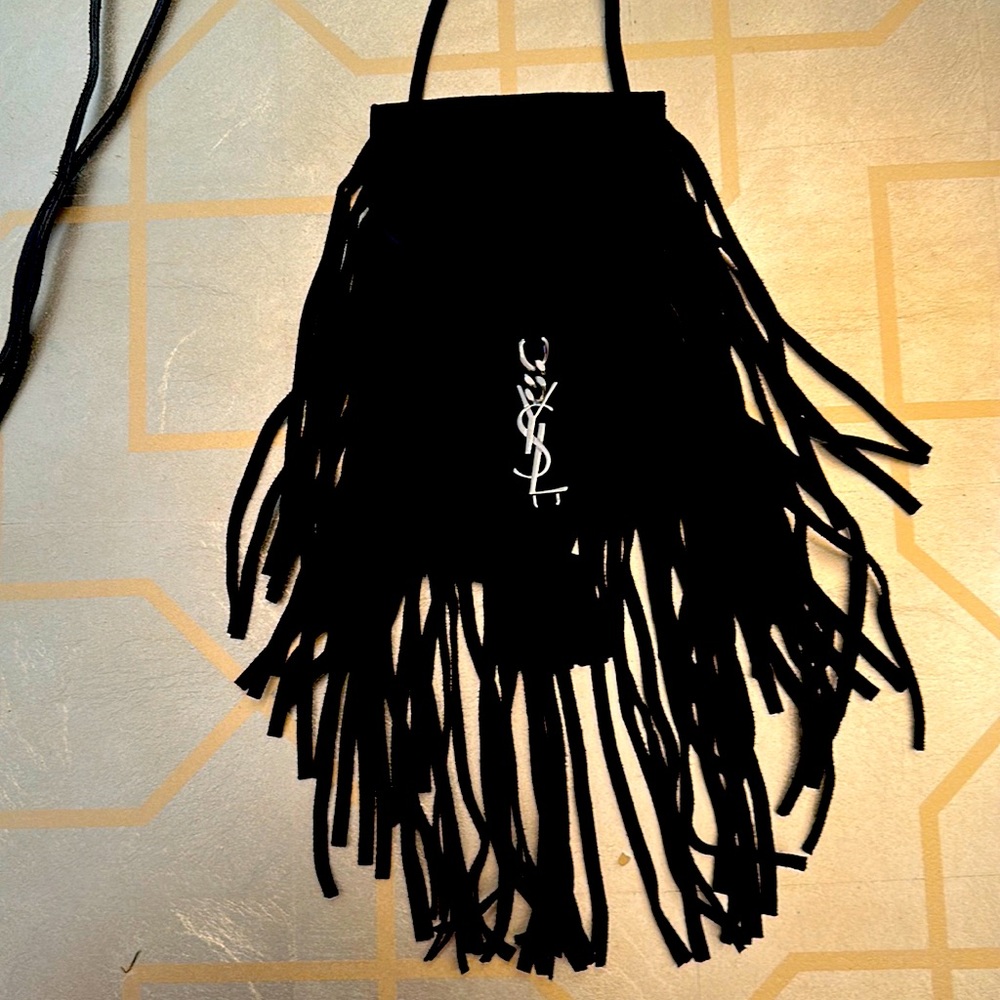 Anita suede fringe crossbody